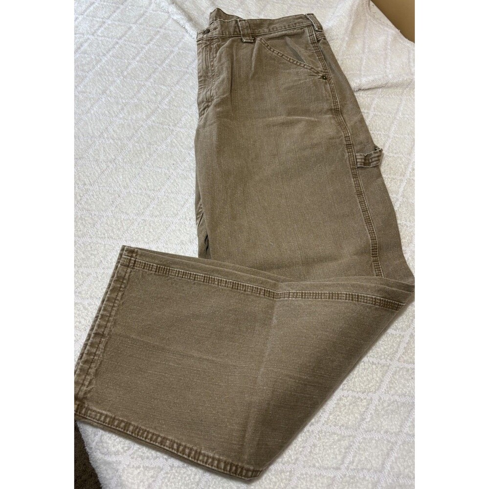 Lee Dungarees Brown Carpenter Jeans Men’s Size 38W 32L